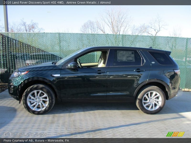 Aintree Green Metallic / Almond 2016 Land Rover Discovery Sport HSE 4WD