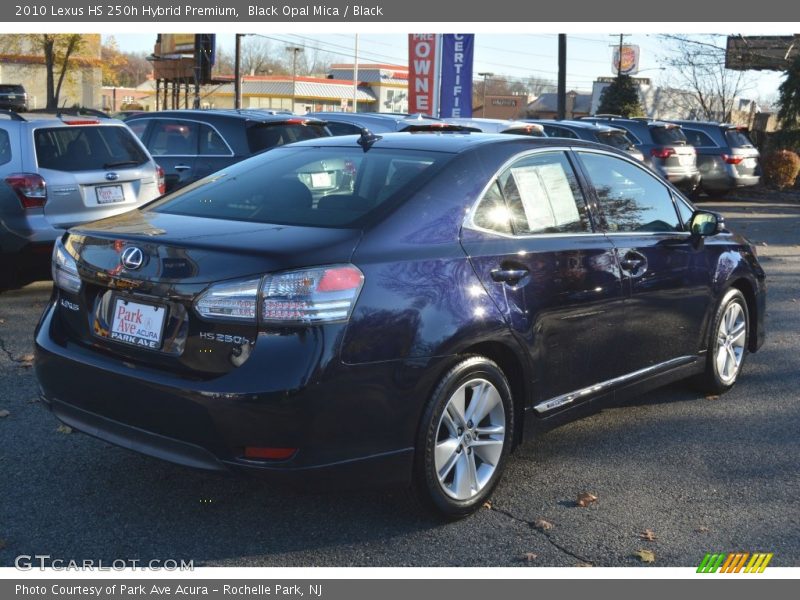 Black Opal Mica / Black 2010 Lexus HS 250h Hybrid Premium
