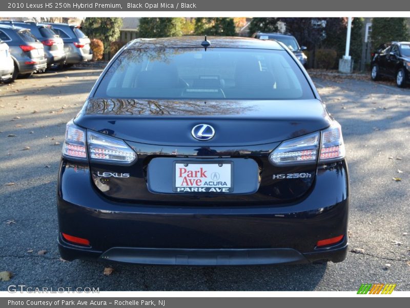 Black Opal Mica / Black 2010 Lexus HS 250h Hybrid Premium