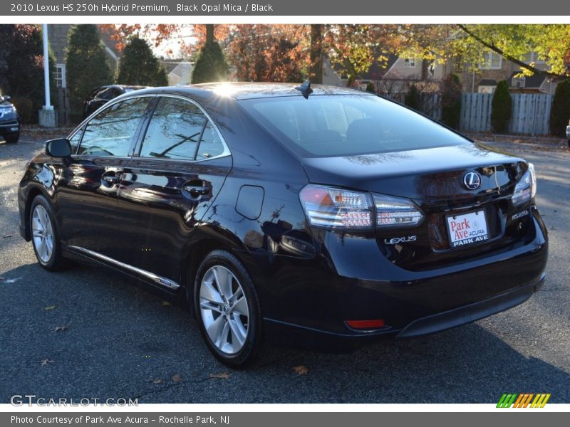 Black Opal Mica / Black 2010 Lexus HS 250h Hybrid Premium