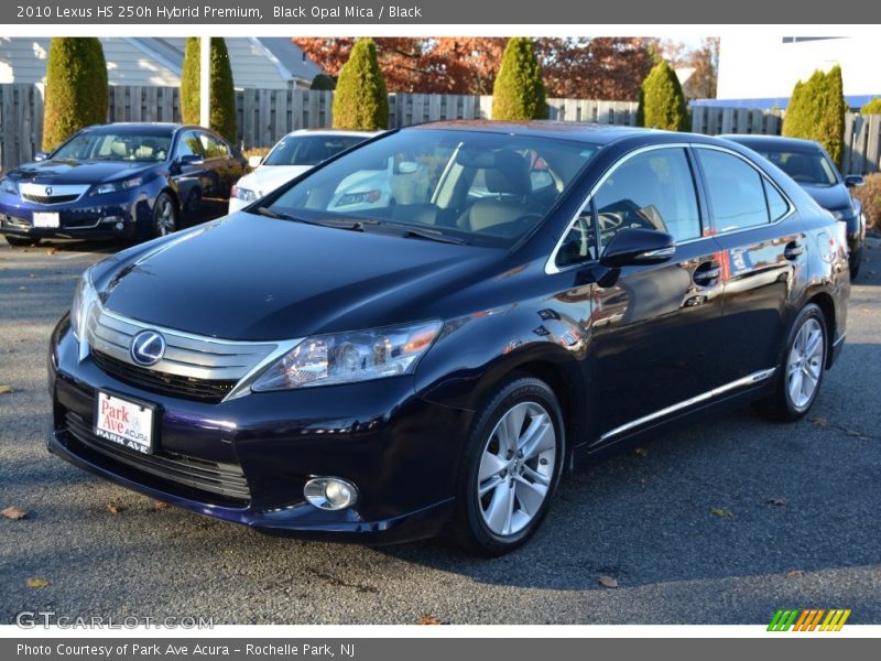 Black Opal Mica / Black 2010 Lexus HS 250h Hybrid Premium