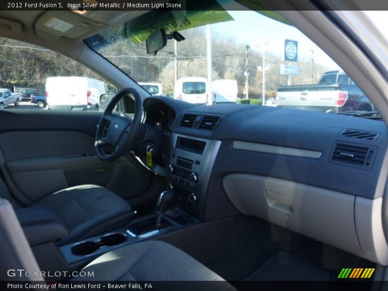 Ingot Silver Metallic / Medium Light Stone 2012 Ford Fusion S