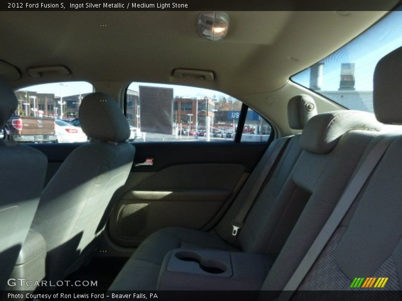 Ingot Silver Metallic / Medium Light Stone 2012 Ford Fusion S