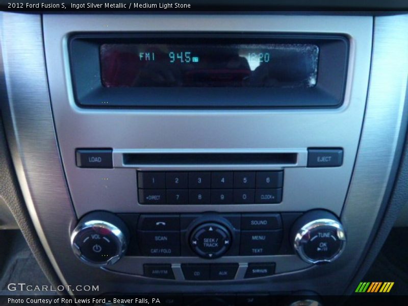 Ingot Silver Metallic / Medium Light Stone 2012 Ford Fusion S