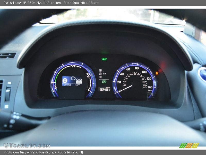 Black Opal Mica / Black 2010 Lexus HS 250h Hybrid Premium