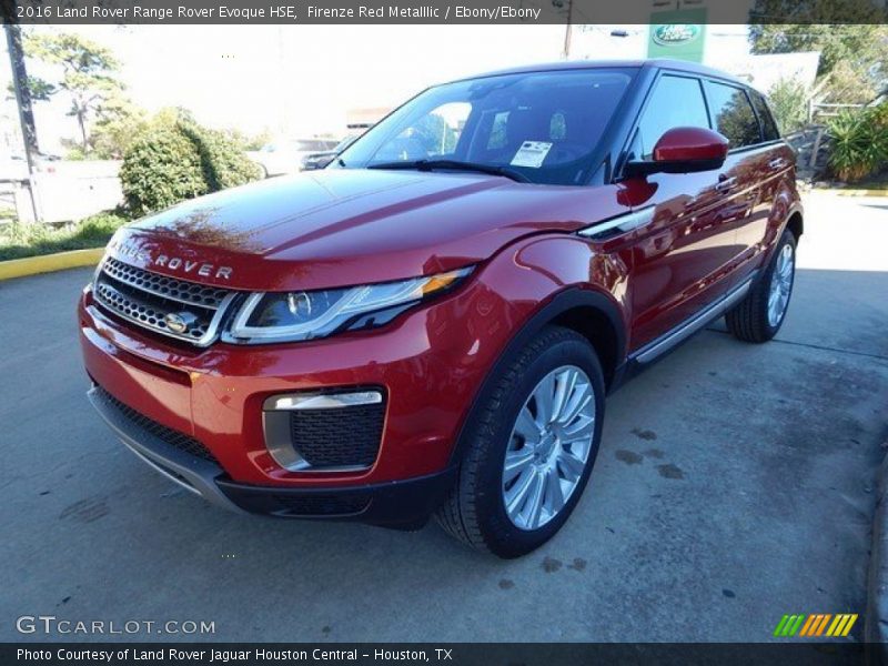 Firenze Red Metalllic / Ebony/Ebony 2016 Land Rover Range Rover Evoque HSE