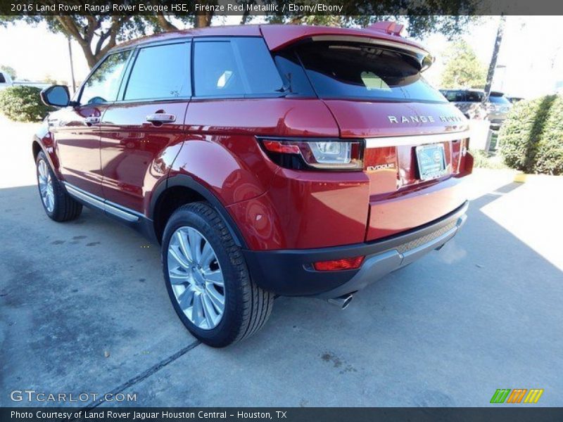 Firenze Red Metalllic / Ebony/Ebony 2016 Land Rover Range Rover Evoque HSE