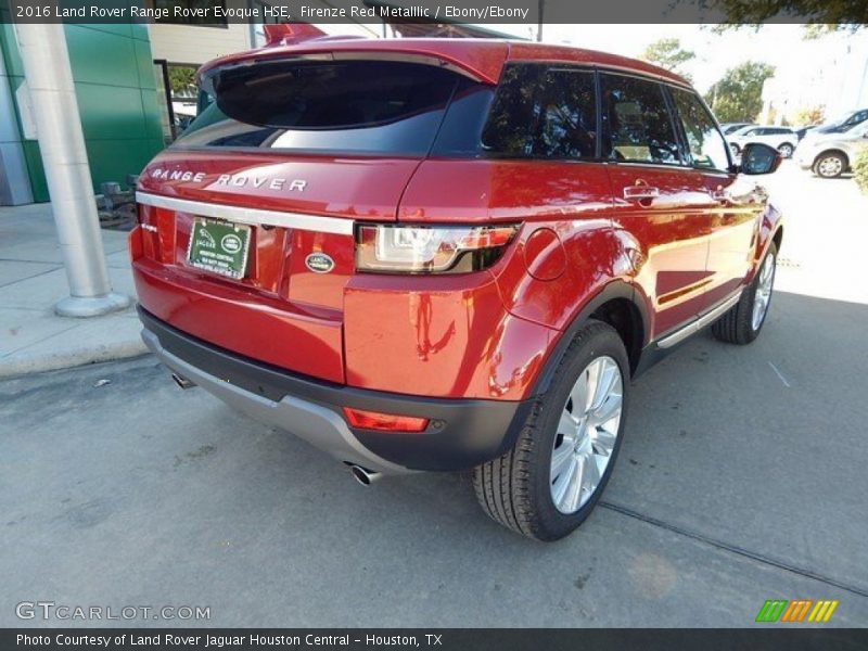 Firenze Red Metalllic / Ebony/Ebony 2016 Land Rover Range Rover Evoque HSE