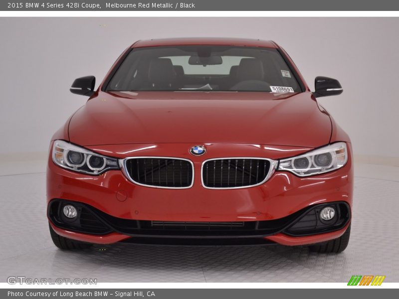 Melbourne Red Metallic / Black 2015 BMW 4 Series 428i Coupe