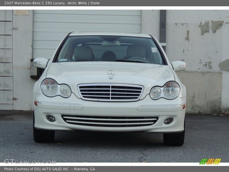 Arctic White / Stone 2007 Mercedes-Benz C 280 Luxury