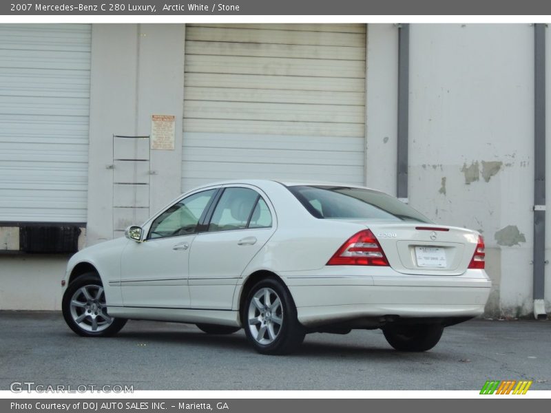 Arctic White / Stone 2007 Mercedes-Benz C 280 Luxury