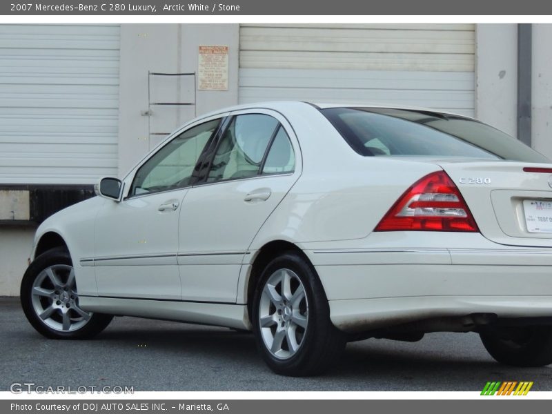 Arctic White / Stone 2007 Mercedes-Benz C 280 Luxury