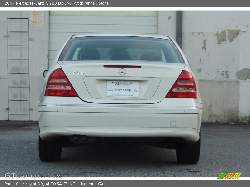 Arctic White / Stone 2007 Mercedes-Benz C 280 Luxury