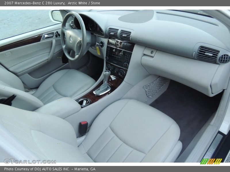 Arctic White / Stone 2007 Mercedes-Benz C 280 Luxury