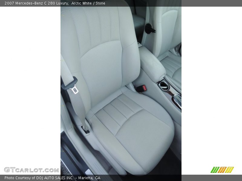 Arctic White / Stone 2007 Mercedes-Benz C 280 Luxury