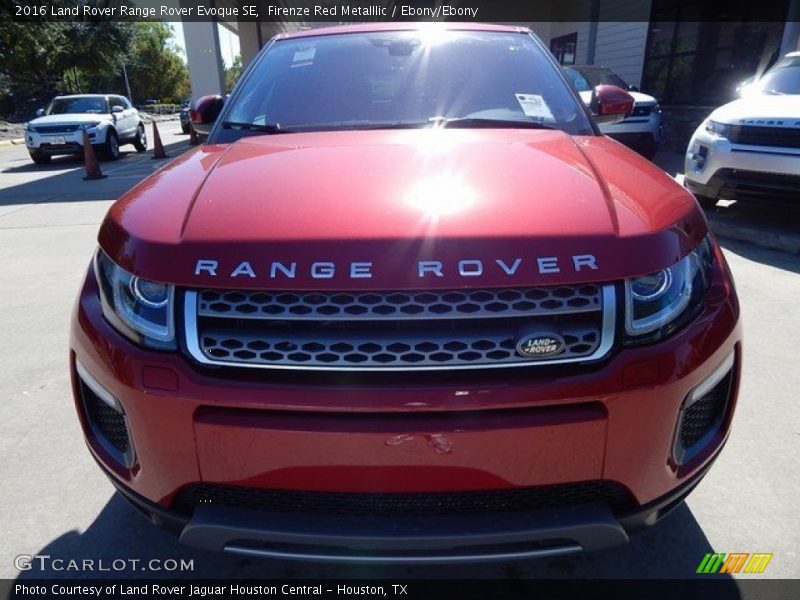 Firenze Red Metalllic / Ebony/Ebony 2016 Land Rover Range Rover Evoque SE