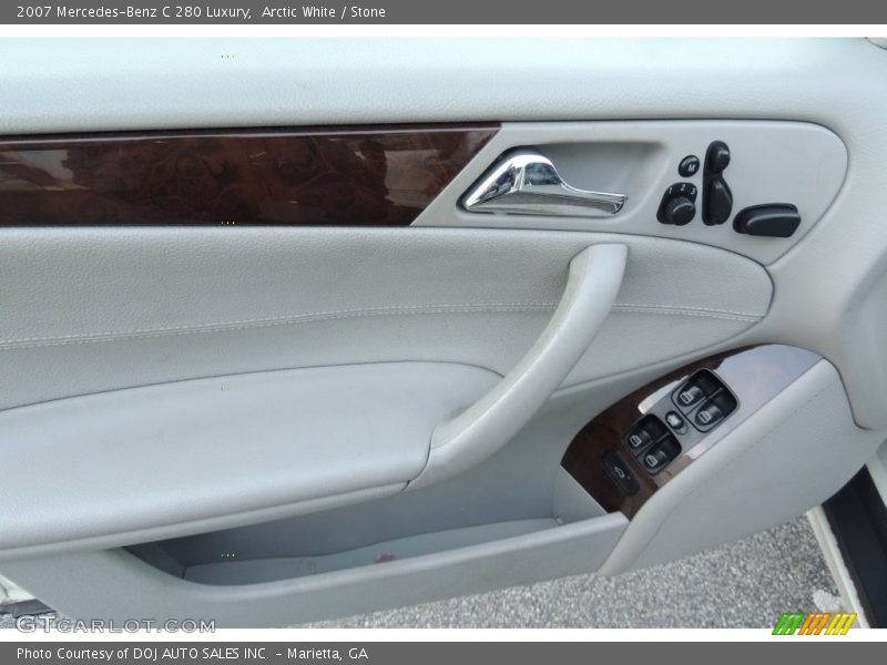 Arctic White / Stone 2007 Mercedes-Benz C 280 Luxury