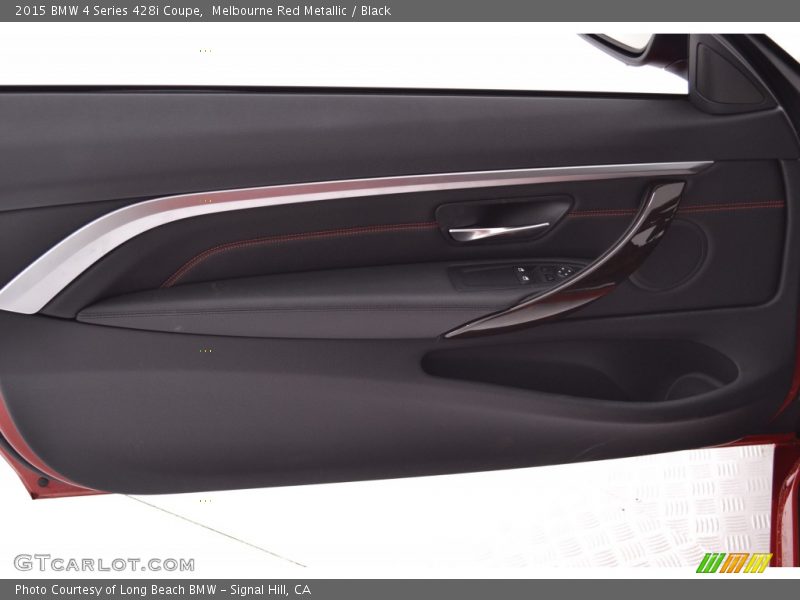 Melbourne Red Metallic / Black 2015 BMW 4 Series 428i Coupe