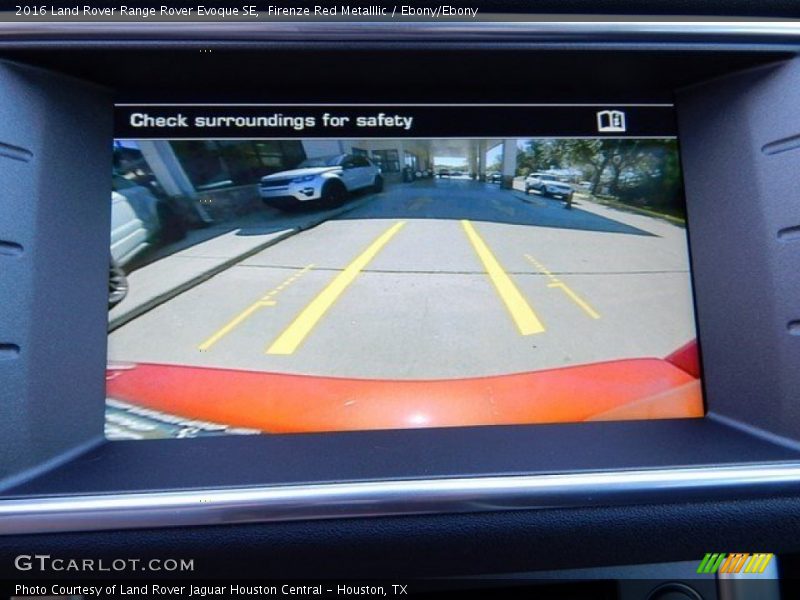 Firenze Red Metalllic / Ebony/Ebony 2016 Land Rover Range Rover Evoque SE