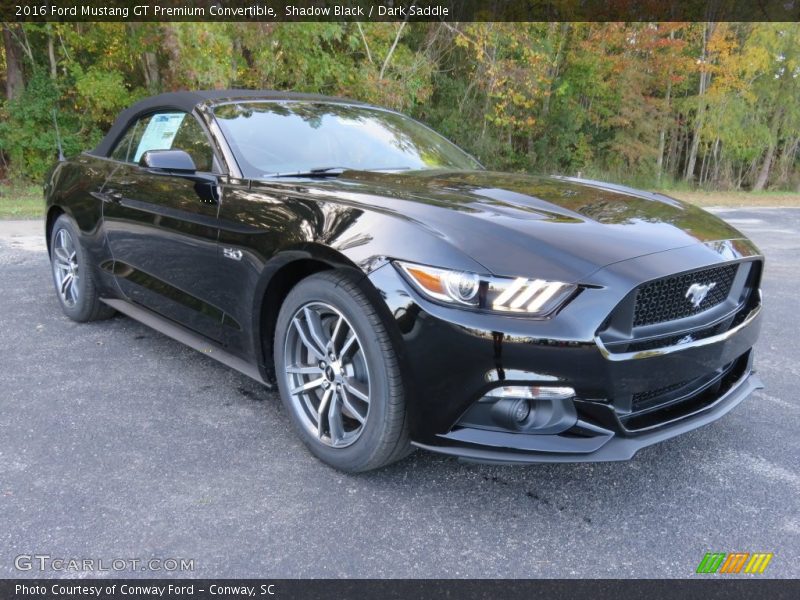Front 3/4 View of 2016 Mustang GT Premium Convertible