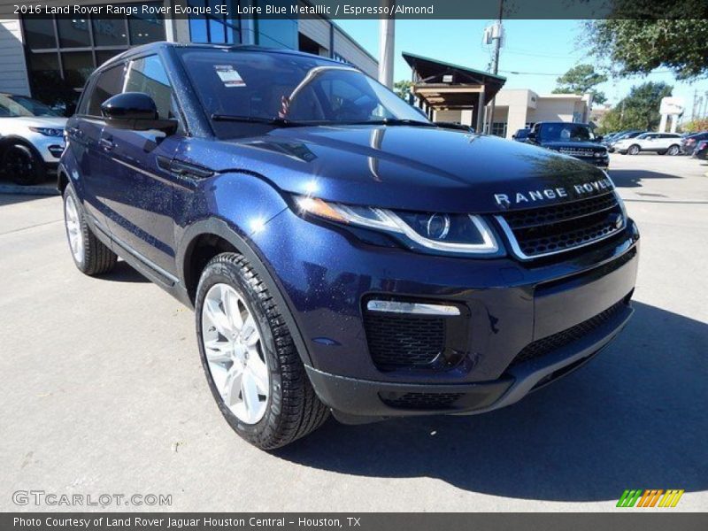 Loire Blue Metalllic / Espresso/Almond 2016 Land Rover Range Rover Evoque SE