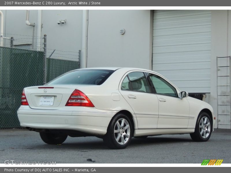 Arctic White / Stone 2007 Mercedes-Benz C 280 Luxury