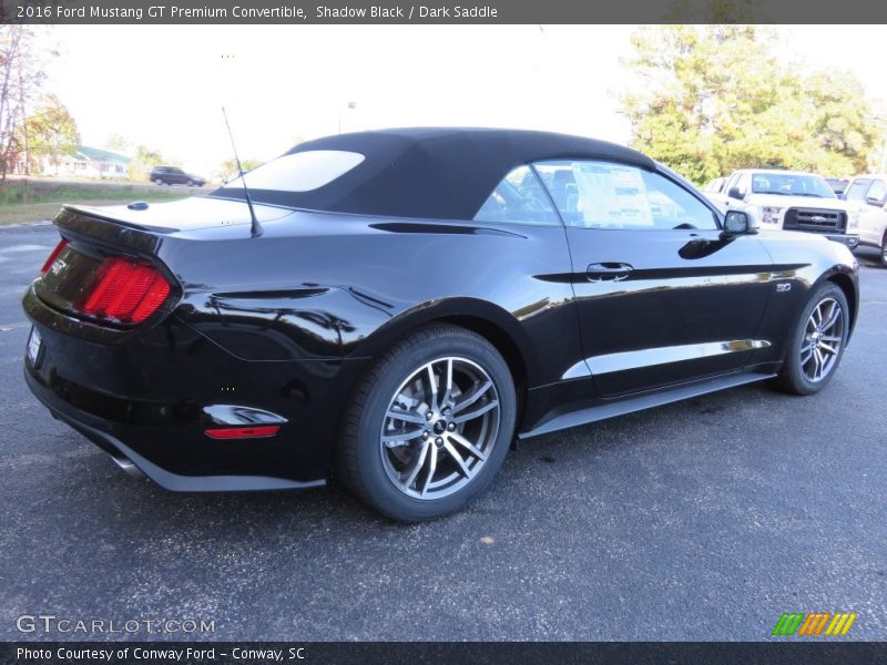 Shadow Black / Dark Saddle 2016 Ford Mustang GT Premium Convertible