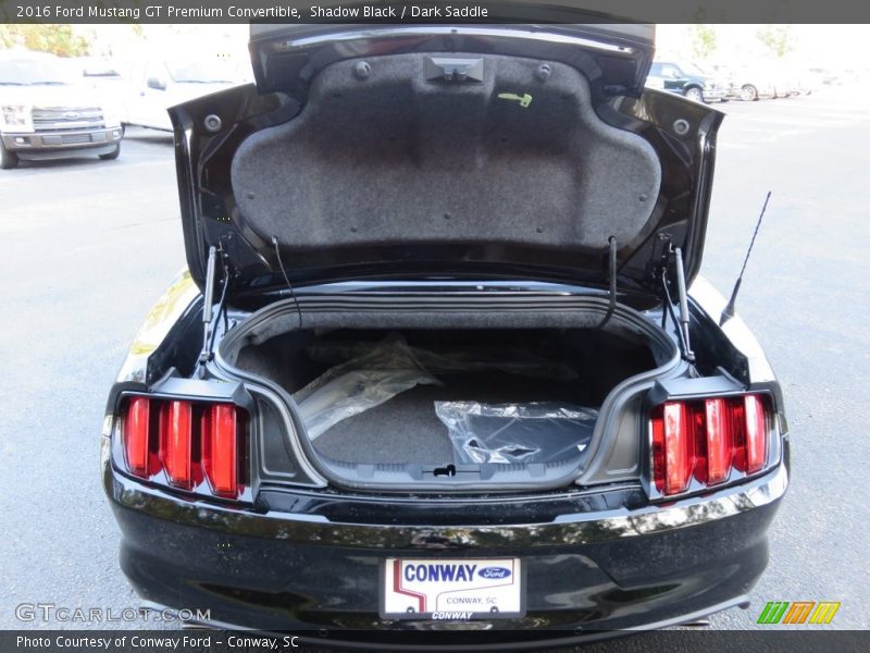 Shadow Black / Dark Saddle 2016 Ford Mustang GT Premium Convertible