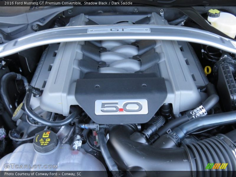  2016 Mustang GT Premium Convertible Engine - 5.0 Liter DOHC 32-Valve Ti-VCT V8