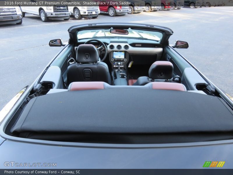Shadow Black / Dark Saddle 2016 Ford Mustang GT Premium Convertible