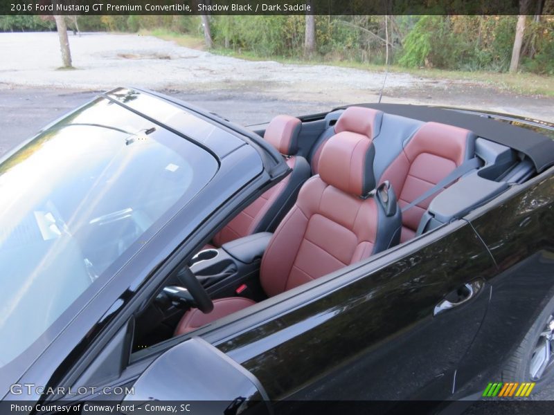 Shadow Black / Dark Saddle 2016 Ford Mustang GT Premium Convertible