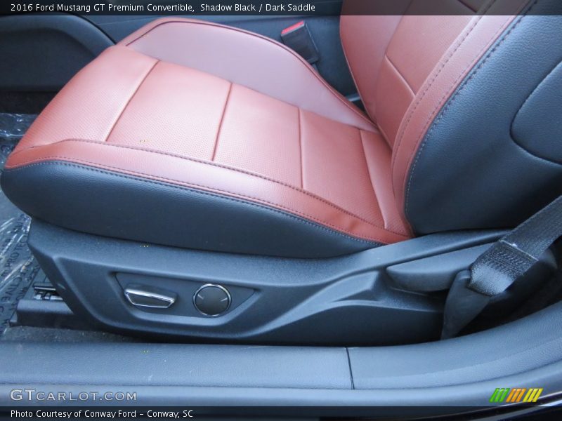 Shadow Black / Dark Saddle 2016 Ford Mustang GT Premium Convertible