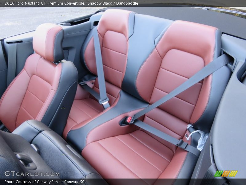 Rear Seat of 2016 Mustang GT Premium Convertible
