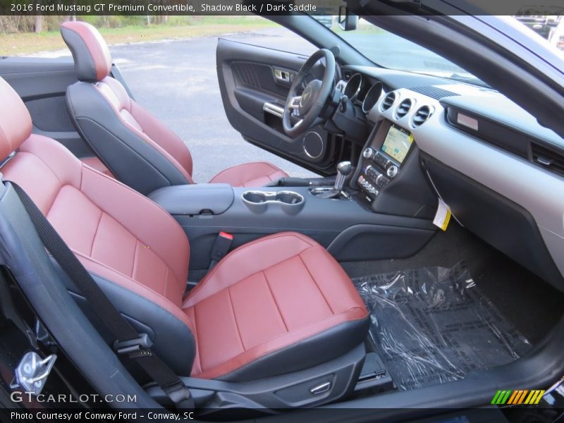  2016 Mustang GT Premium Convertible Dark Saddle Interior