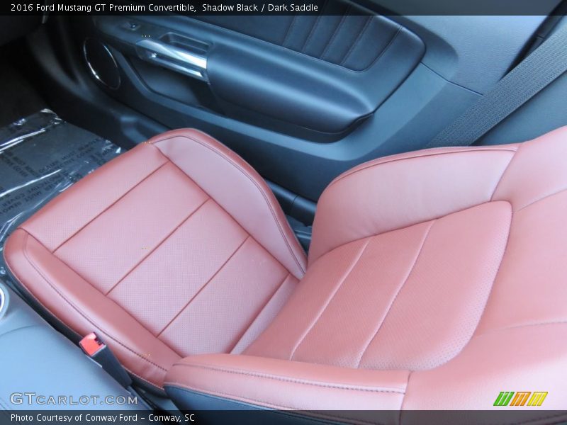 Shadow Black / Dark Saddle 2016 Ford Mustang GT Premium Convertible