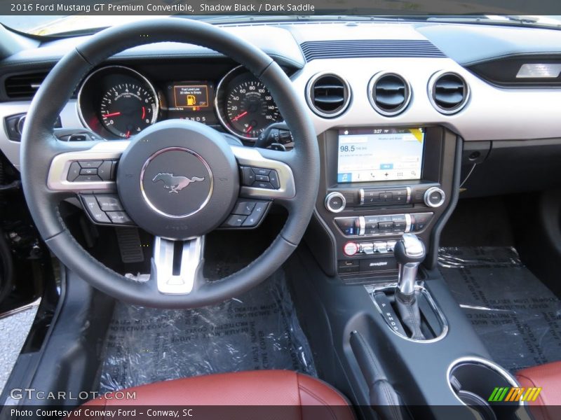 Dashboard of 2016 Mustang GT Premium Convertible