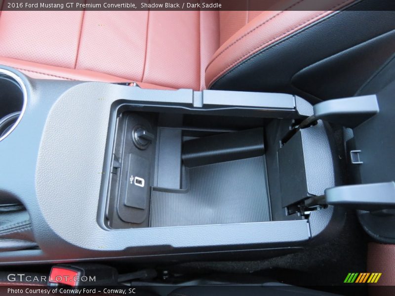 Shadow Black / Dark Saddle 2016 Ford Mustang GT Premium Convertible