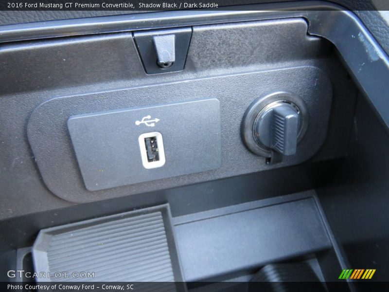Shadow Black / Dark Saddle 2016 Ford Mustang GT Premium Convertible