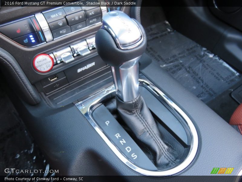  2016 Mustang GT Premium Convertible 6 Speed SelectShift Automatic Shifter