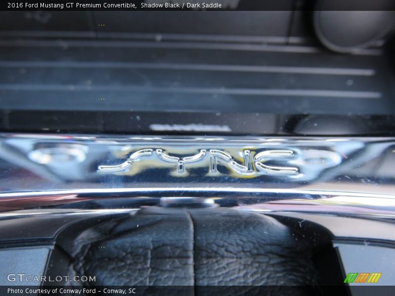 Shadow Black / Dark Saddle 2016 Ford Mustang GT Premium Convertible