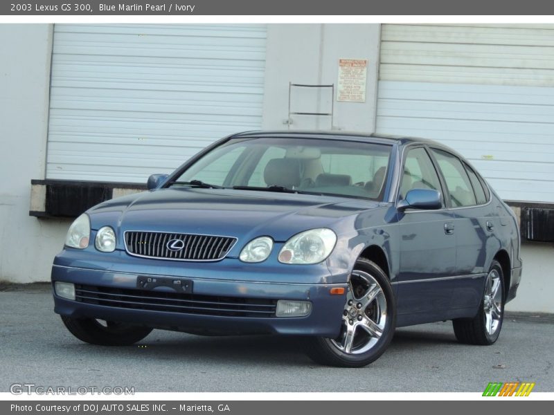 Blue Marlin Pearl / Ivory 2003 Lexus GS 300