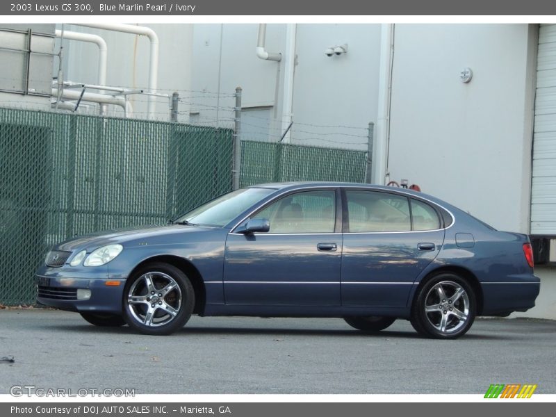 Blue Marlin Pearl / Ivory 2003 Lexus GS 300