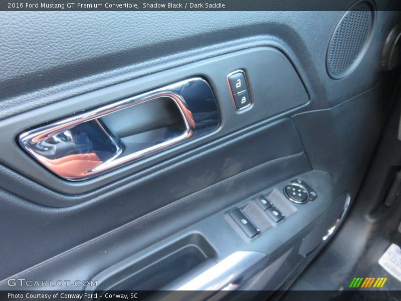 Shadow Black / Dark Saddle 2016 Ford Mustang GT Premium Convertible