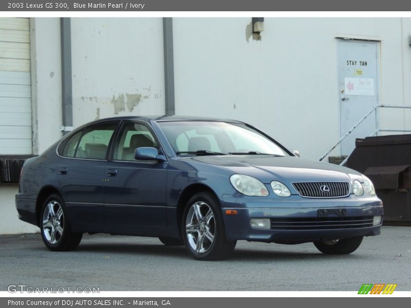 Blue Marlin Pearl / Ivory 2003 Lexus GS 300