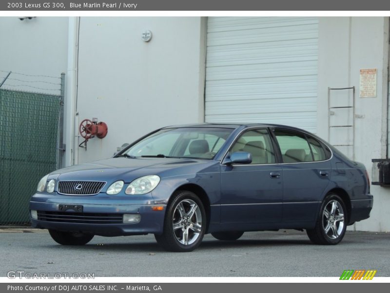 Blue Marlin Pearl / Ivory 2003 Lexus GS 300