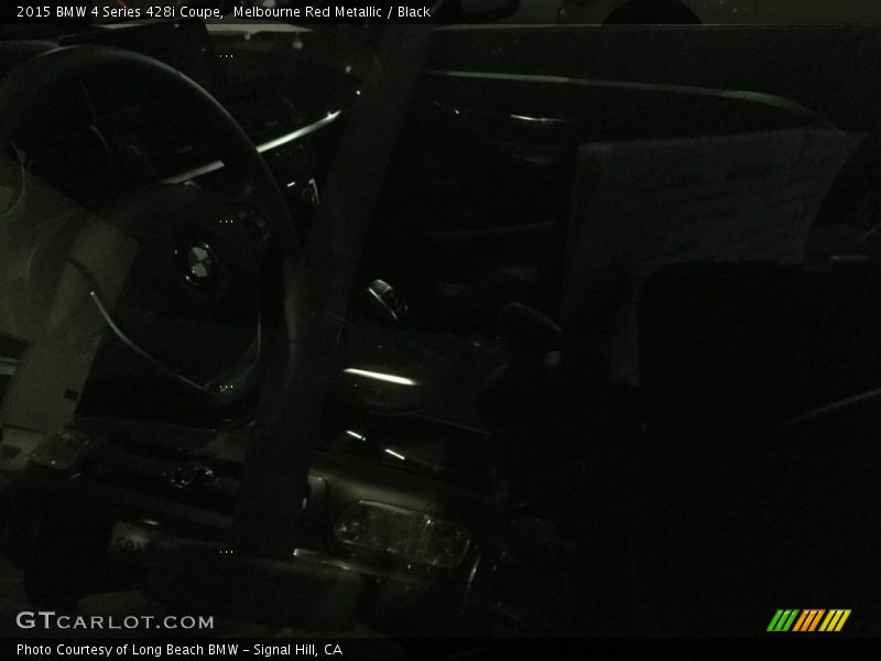 Melbourne Red Metallic / Black 2015 BMW 4 Series 428i Coupe