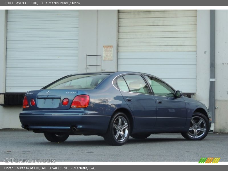 Blue Marlin Pearl / Ivory 2003 Lexus GS 300