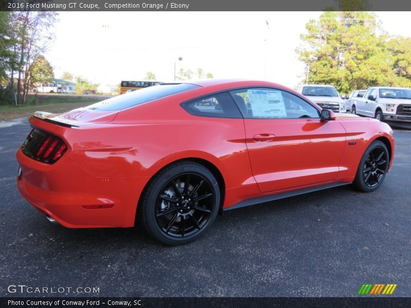Competition Orange / Ebony 2016 Ford Mustang GT Coupe