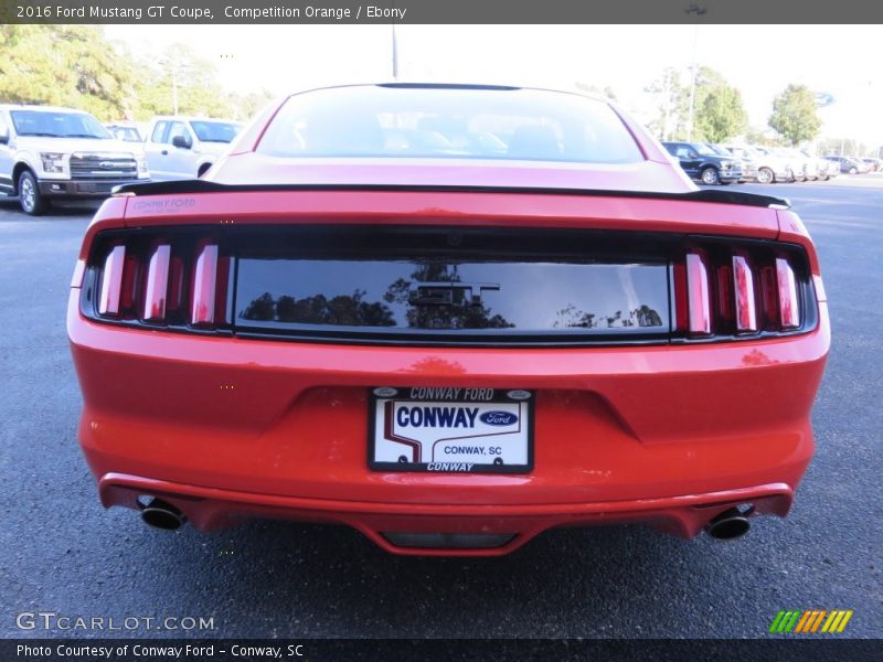 Competition Orange / Ebony 2016 Ford Mustang GT Coupe