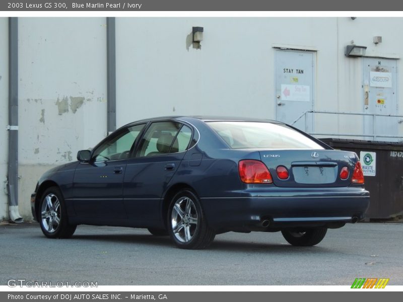 Blue Marlin Pearl / Ivory 2003 Lexus GS 300